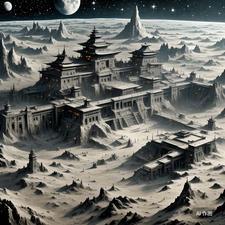 佛说月亮上有天人和宫殿